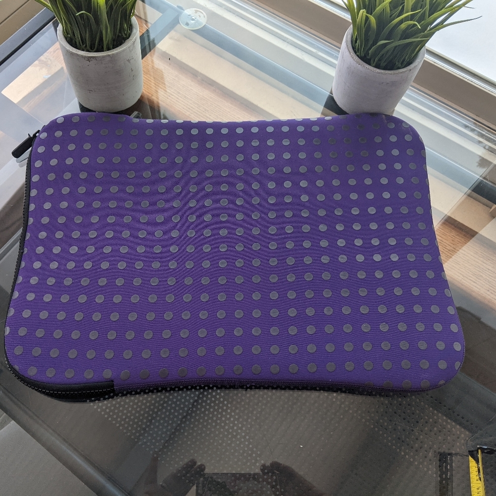 NWOT Purple Laptop Bag